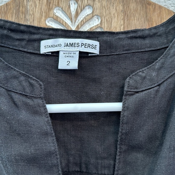 James Perse black linen button down. - Picture 2 of 2